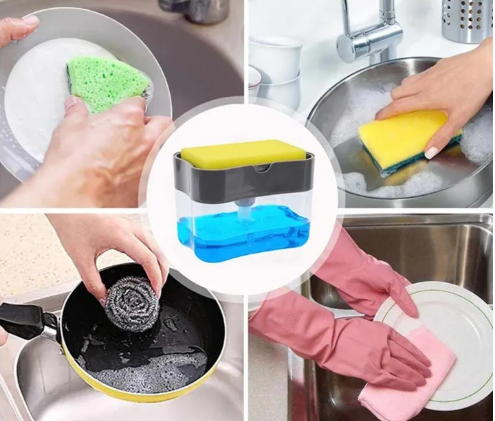 Soap Dispenser Push-Out Liquid For Kitchen.