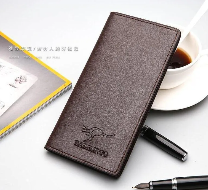 Men's Leather Bi-Fold Wallet - Stylish & Pocket Friendly