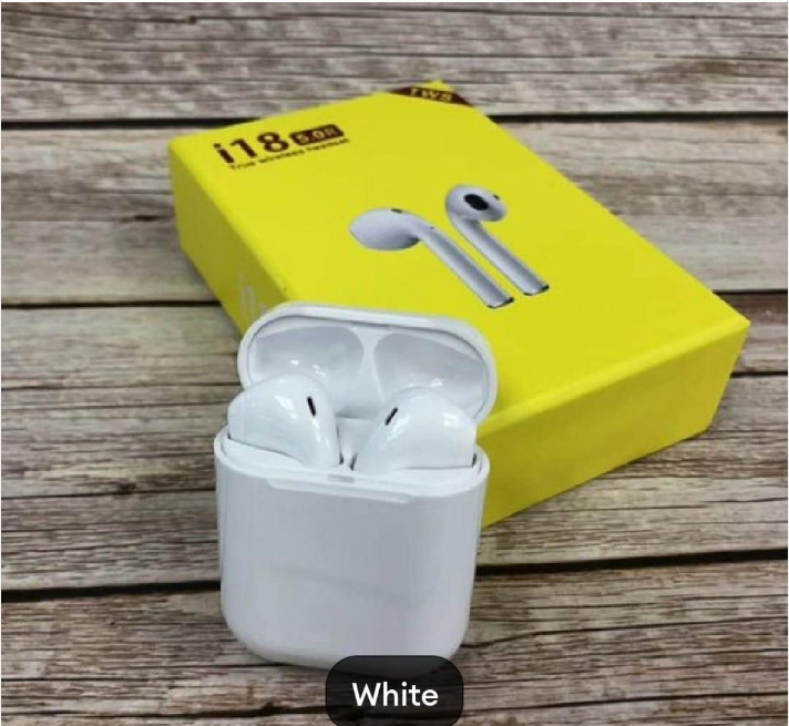 i18 wireless bluetooth Long-Lasting Battery With Fast Charge Earbuds