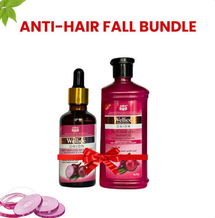 Anti Hair Loss Oil And Shampoo.