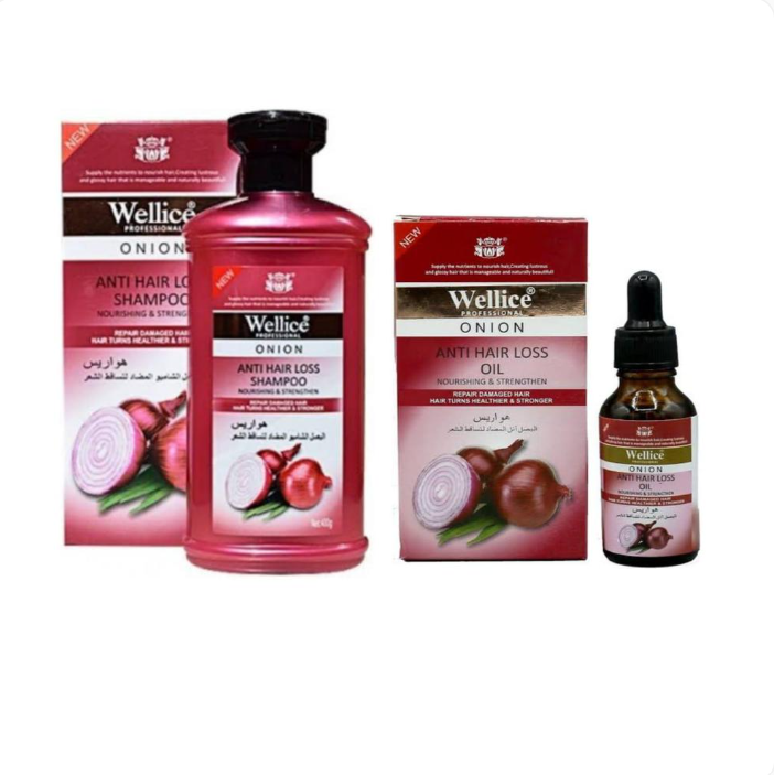 Anti Hair Loss Oil And Shampoo.