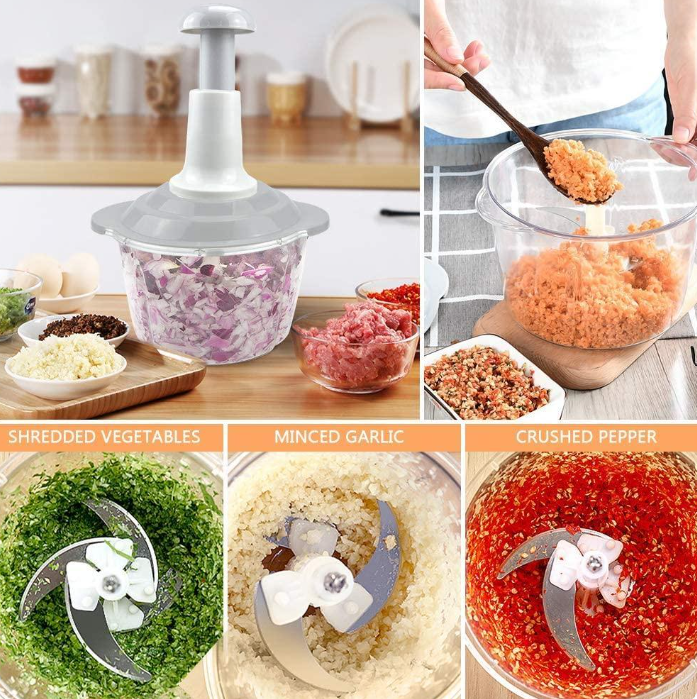 Push Food Chopper - Kitchen Tool