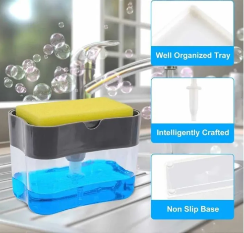 Soap Dispenser Push-Out Liquid  For Kitchen.