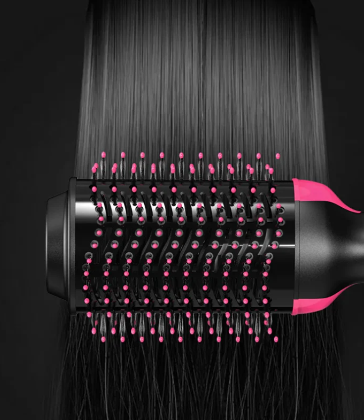 One Step 3 In 1 Hot Air Brush , Hair Dryer & Styler