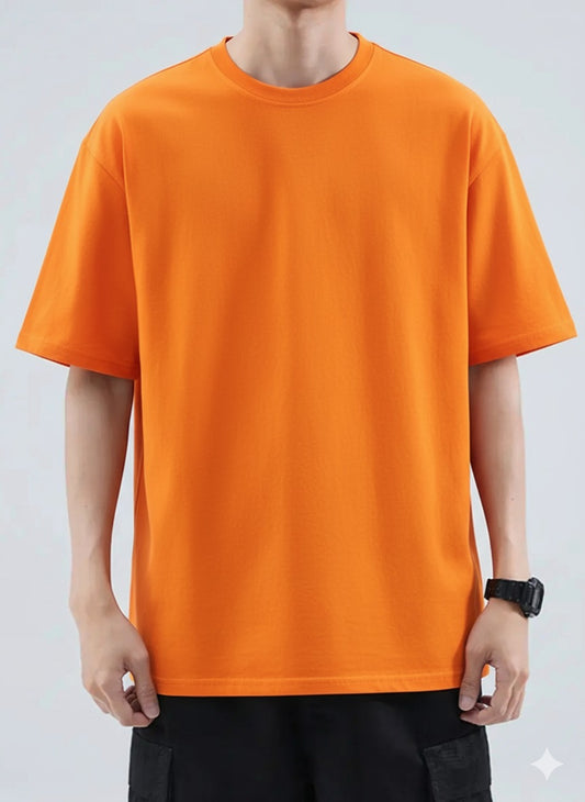 Men’s Premium Orange T-Shirt – Soft Cotton Fabric | Stylish, Comfortable & Long-Lasting Casual Wear for Men.