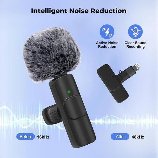 Type-C Clip-On Microphone for Smartphones – Clear Sound for Vlogging & Video Recording
